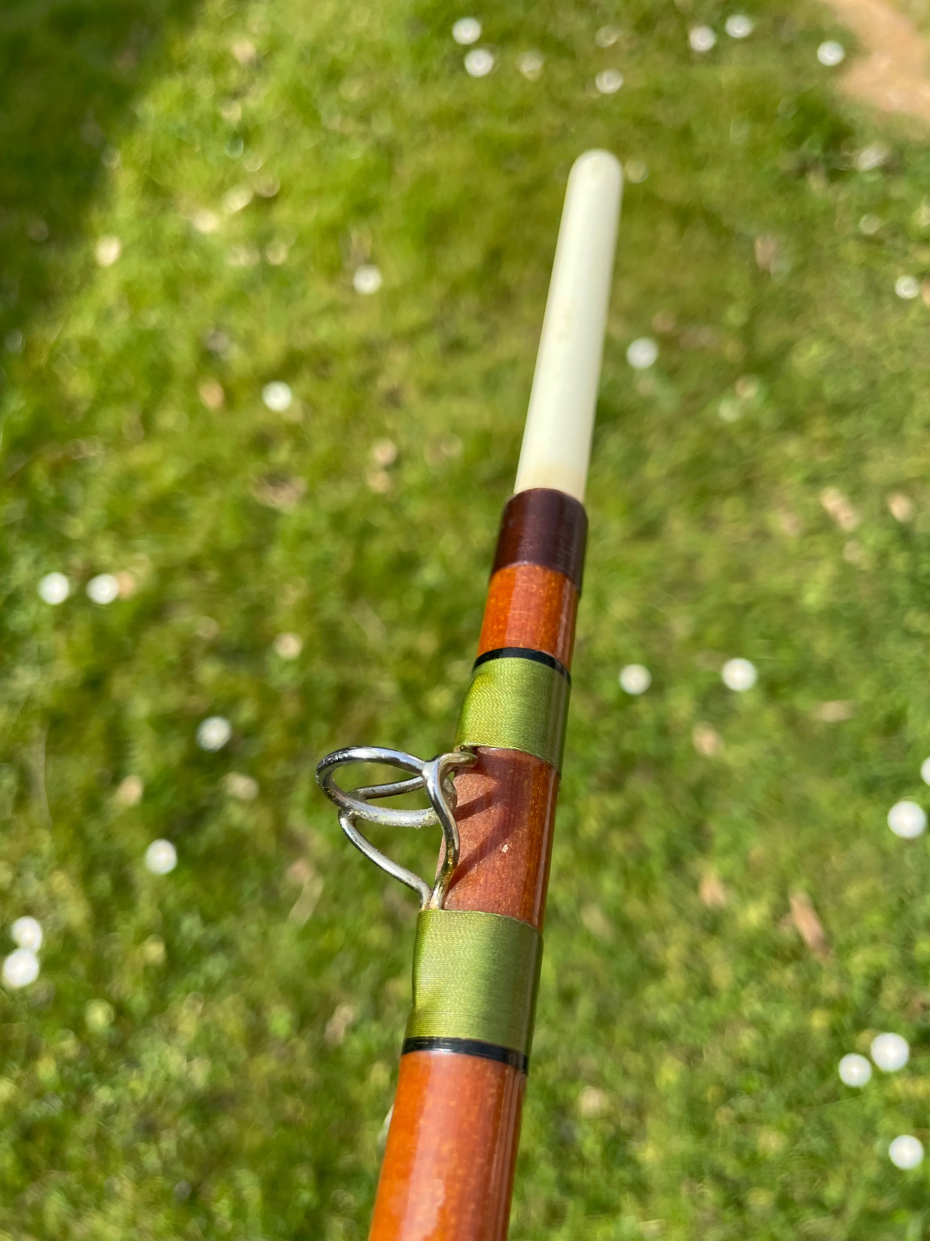 1 x B James & Son MK IV Rare Glass Vintage Carp Fishing Rod. 10’. Original Makers Bag.
