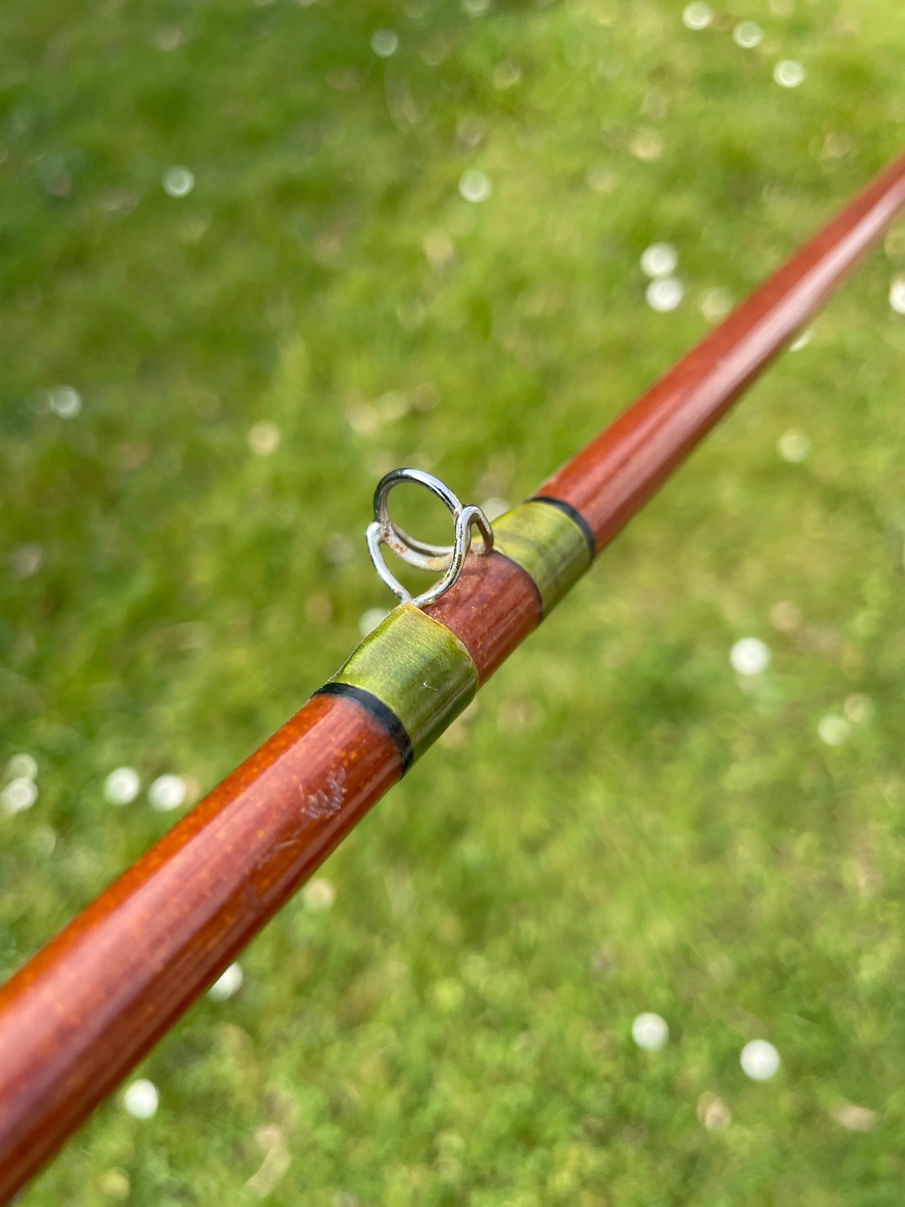 1 x B James & Son MK IV Rare Glass Vintage Carp Fishing Rod. 10’. Original Makers Bag.