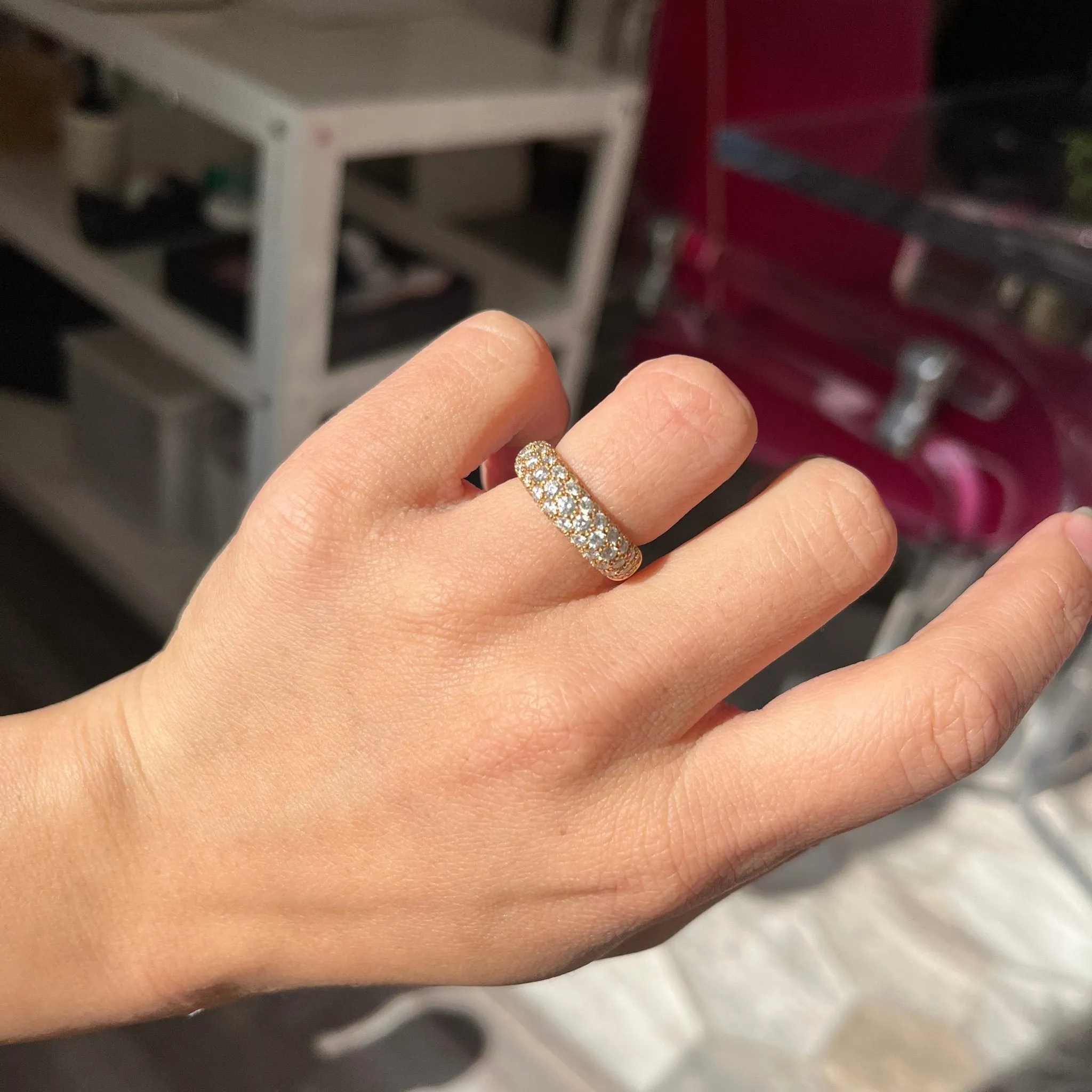 1.23ctw Diamond Pave Band by Cartier