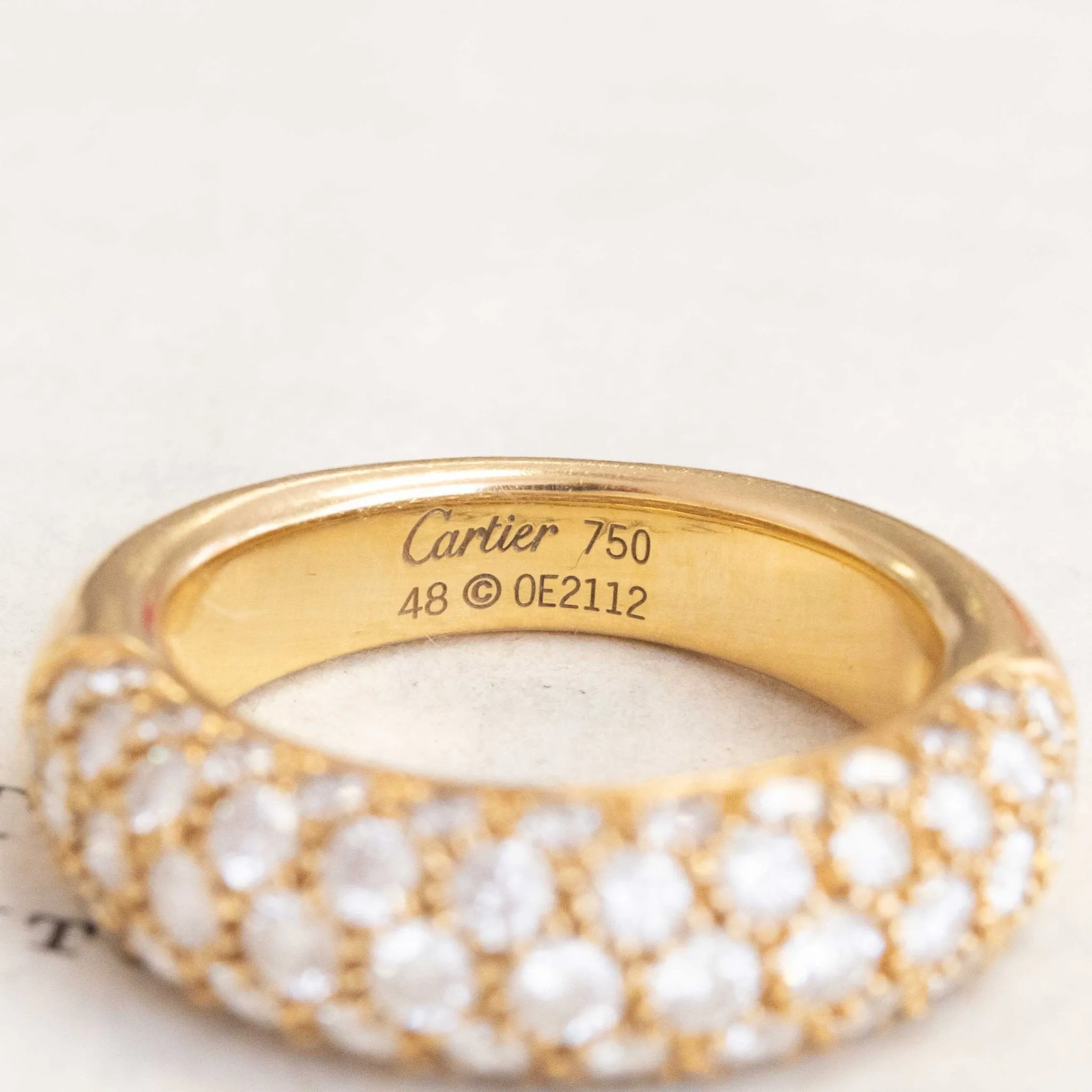 1.23ctw Diamond Pave Band by Cartier