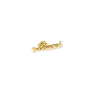 14K Yellow Gold Miami Earrings