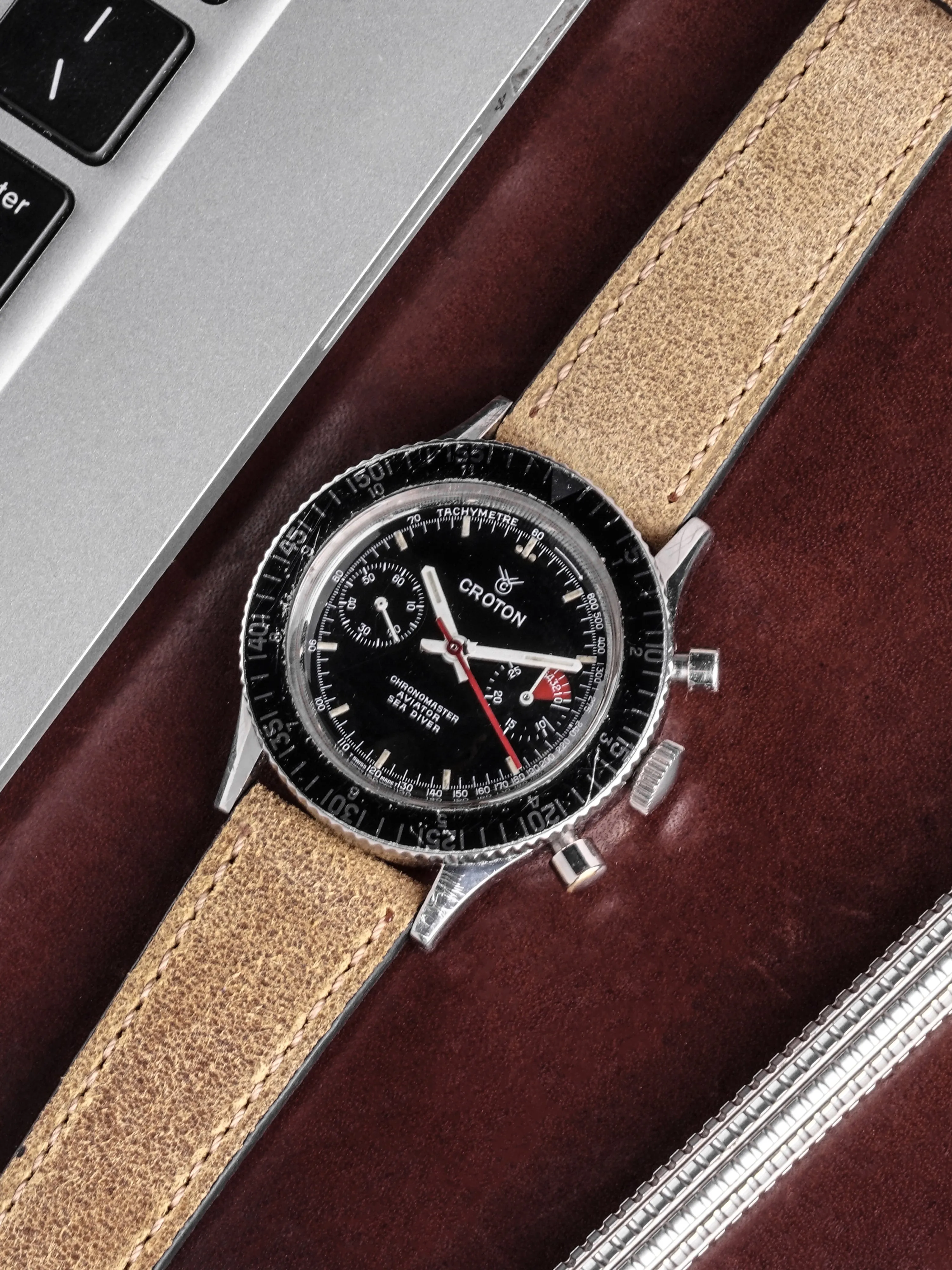 1970s Croton Aviator Sea Diver Chronograph (Ref. 106/903006)