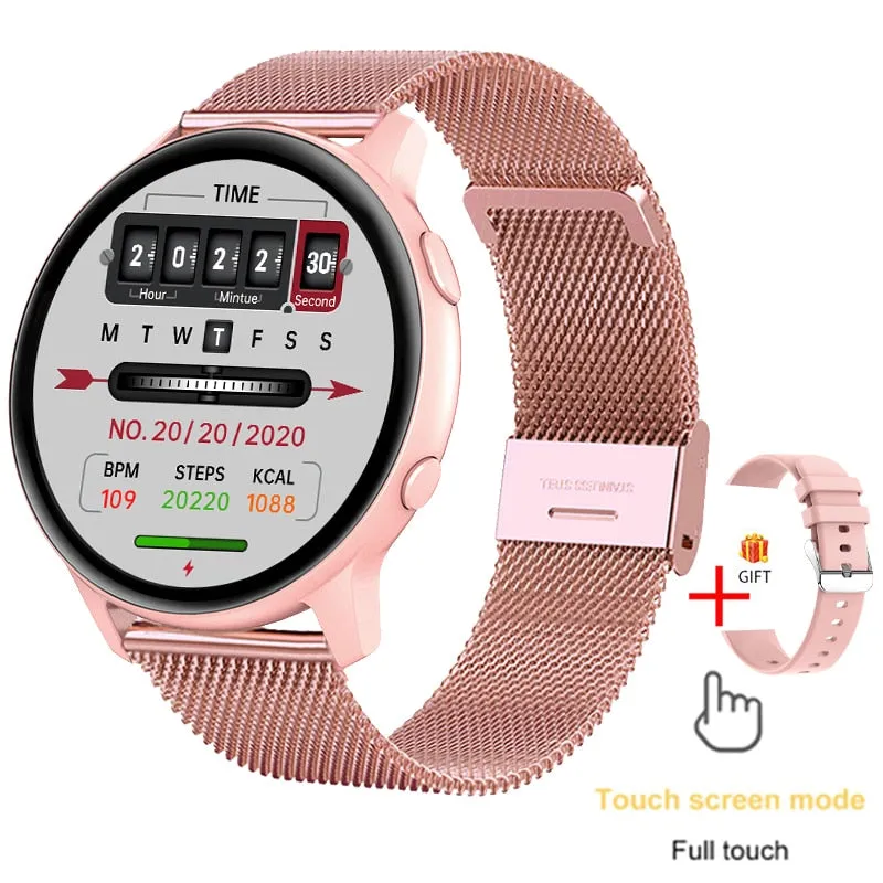 2022 New Smart Watch Women Full Touch Screen Sport Fitness Watch IP67 Waterproof Bluetooth For Android ios smartwatch Men box