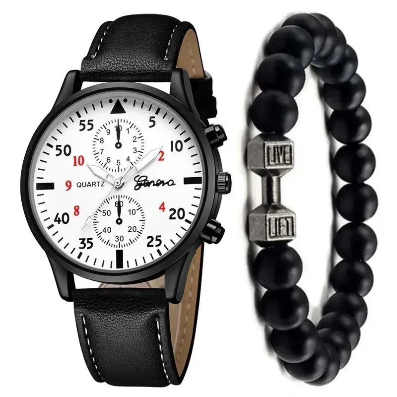 4/2/1pcs Men Sports Watches