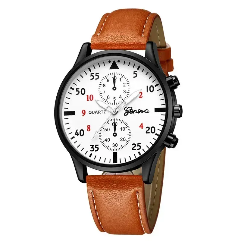 4/2/1pcs Men Sports Watches