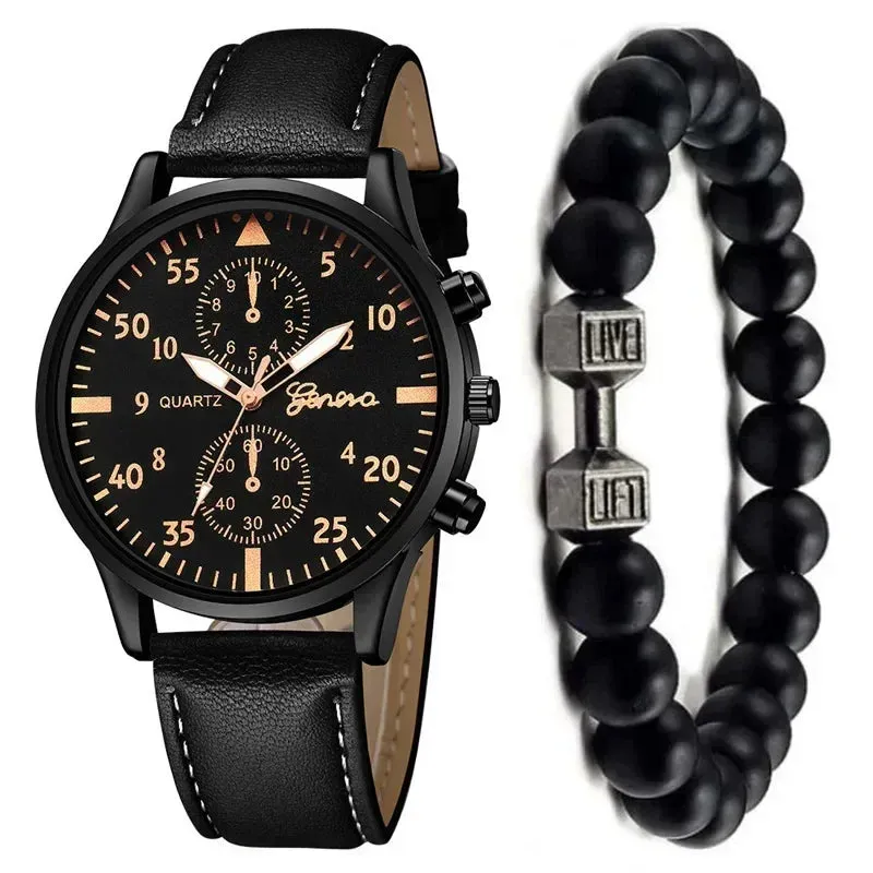 4/2/1pcs Men Sports Watches