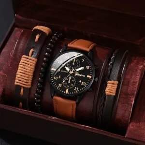 4/2/1pcs Men Sports Watches