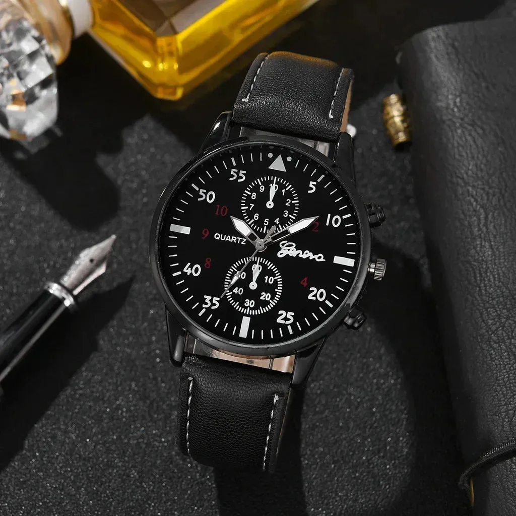 4/2/1pcs Men Sports Watches