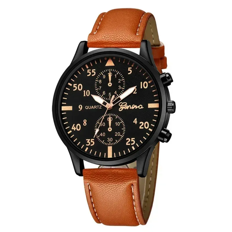 4/2/1pcs Men Sports Watches