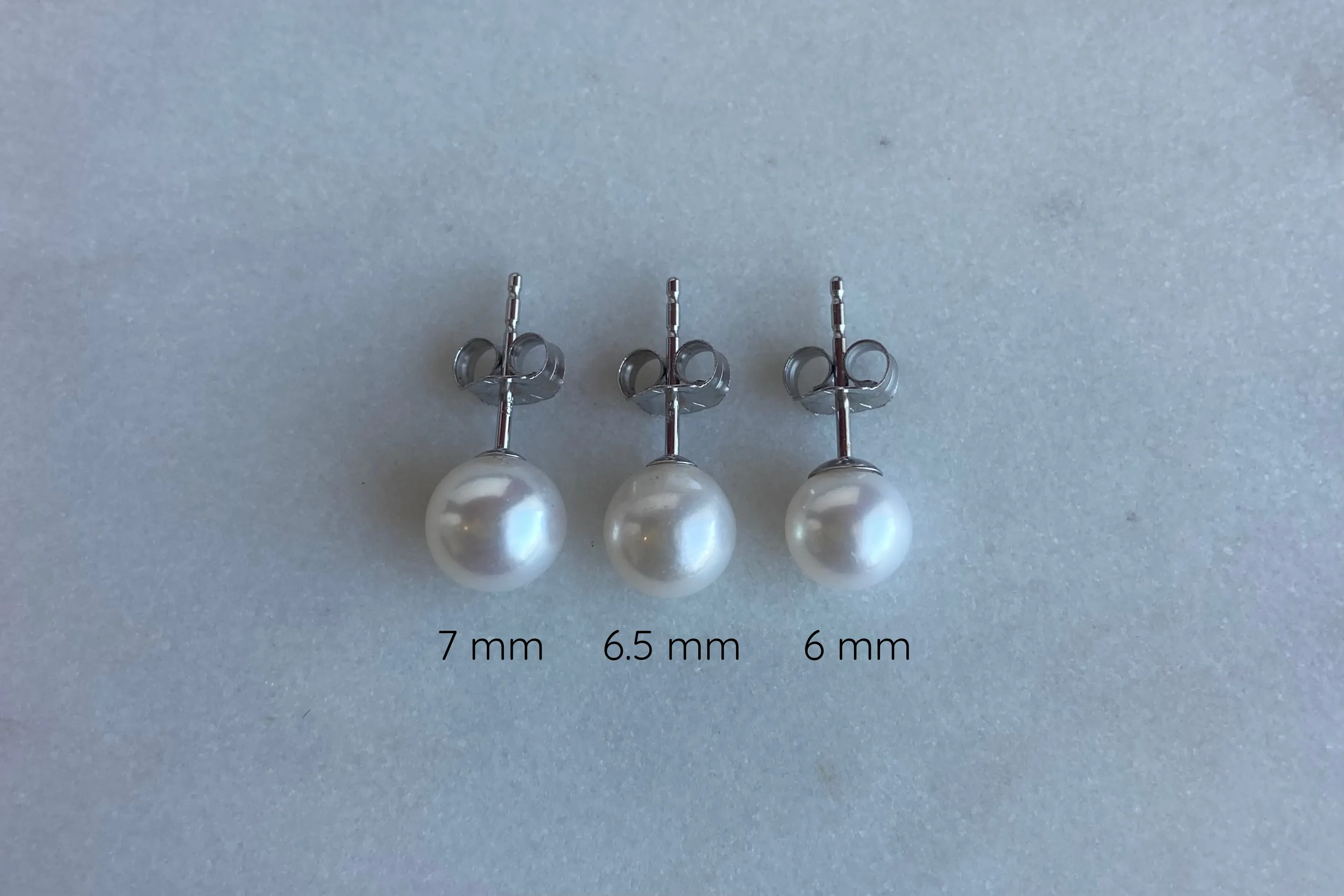 6mm pearl earrings