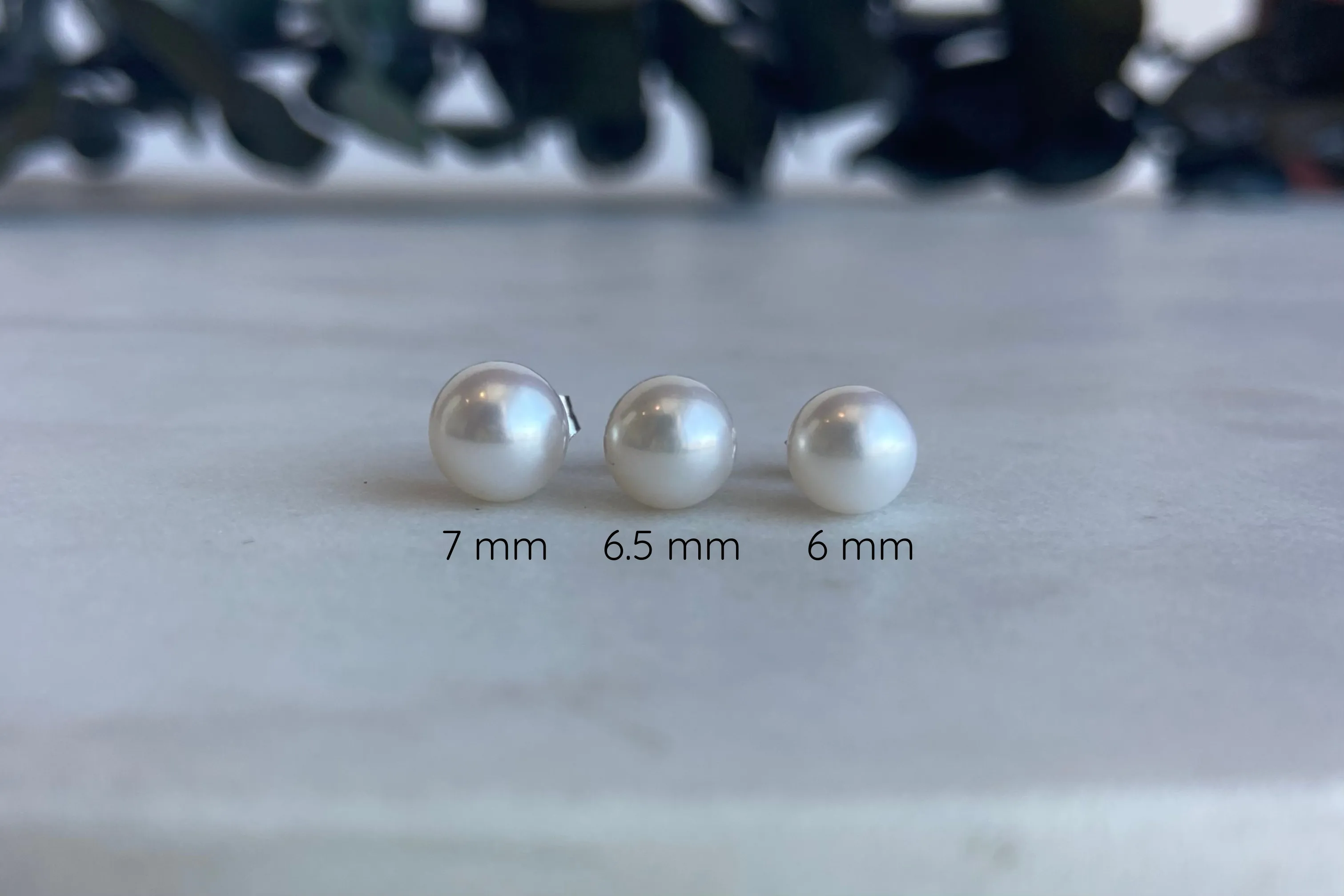 6mm pearl earrings