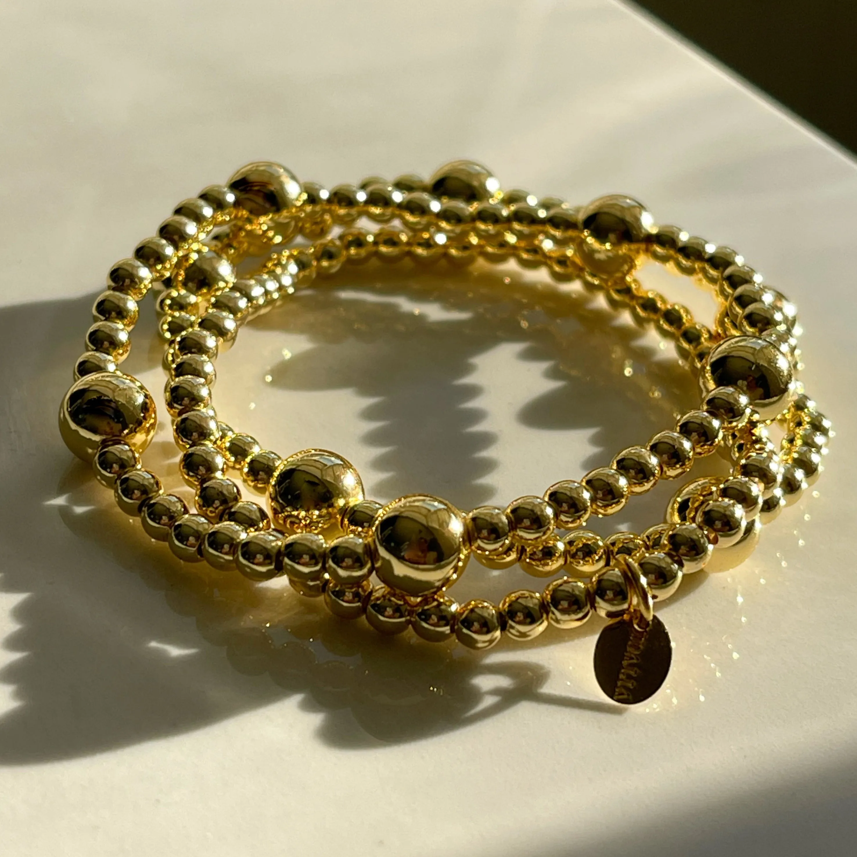 Abby Bauble Bracelet | Stack of 3