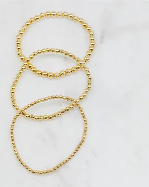 Alexandra Gioia Gold Filled Ball Bracelet 4mm