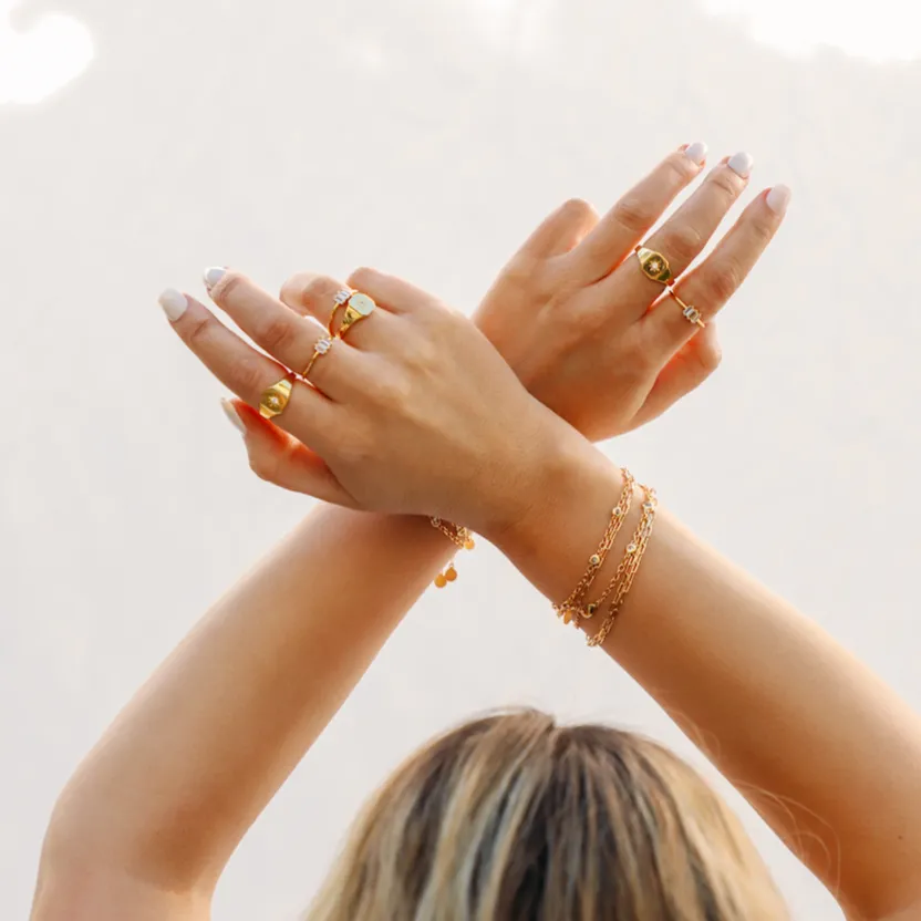 Amber Signet Ring