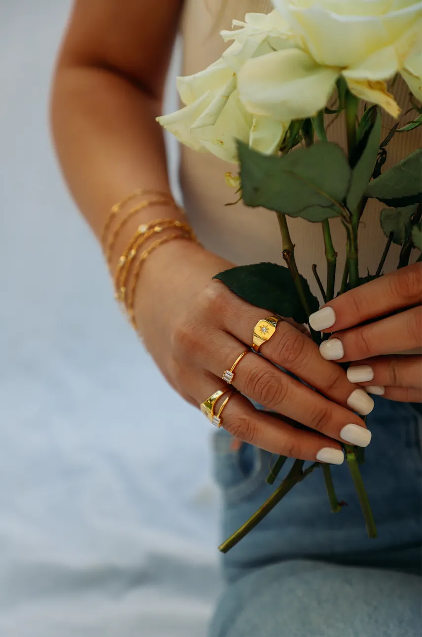 Amber Signet Ring