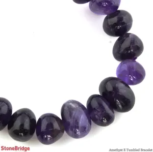Amethyst E Tumbled Bracelets