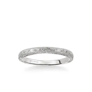 Artcarved "Bernadette" Engraved Wedding Ring