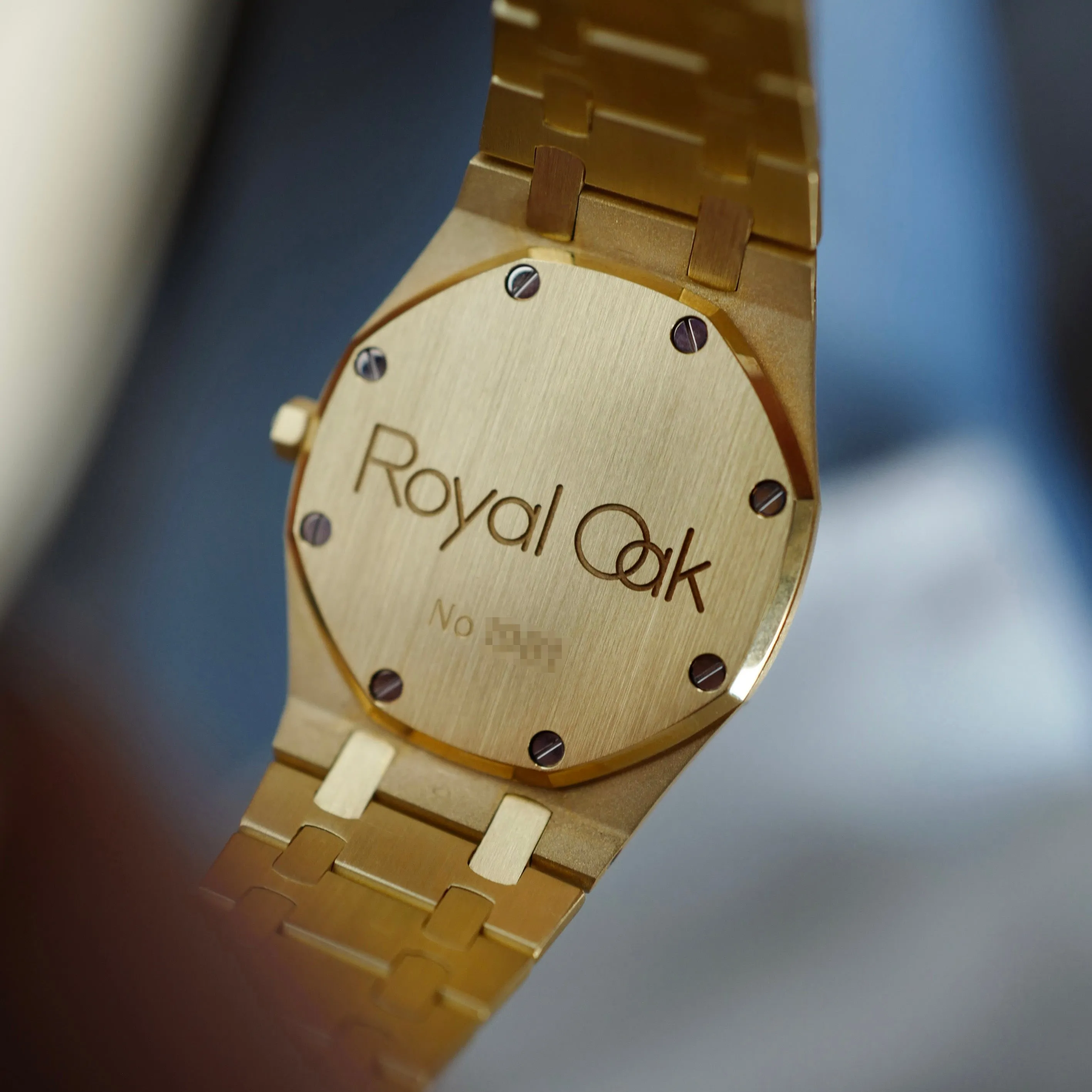 Audemars Piguet Yellow Gold Royal Oak Watch Ref. 4100 with Khanjar Emblem of Oman (Private Sale)