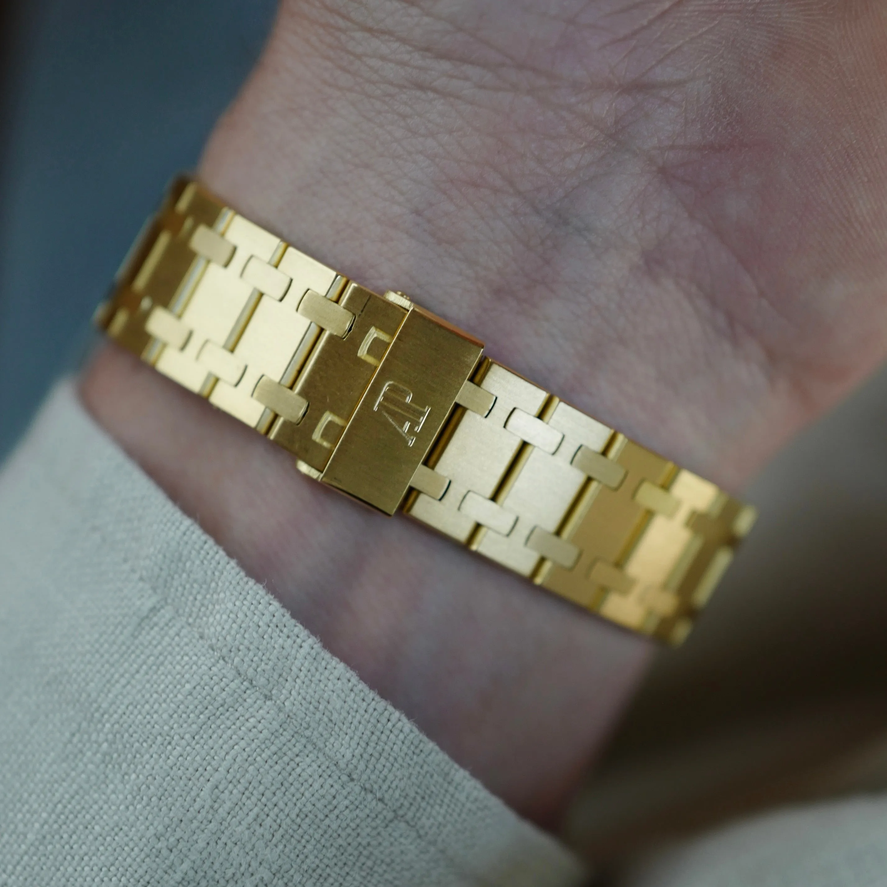 Audemars Piguet Yellow Gold Royal Oak Watch Ref. 4100 with Khanjar Emblem of Oman (Private Sale)