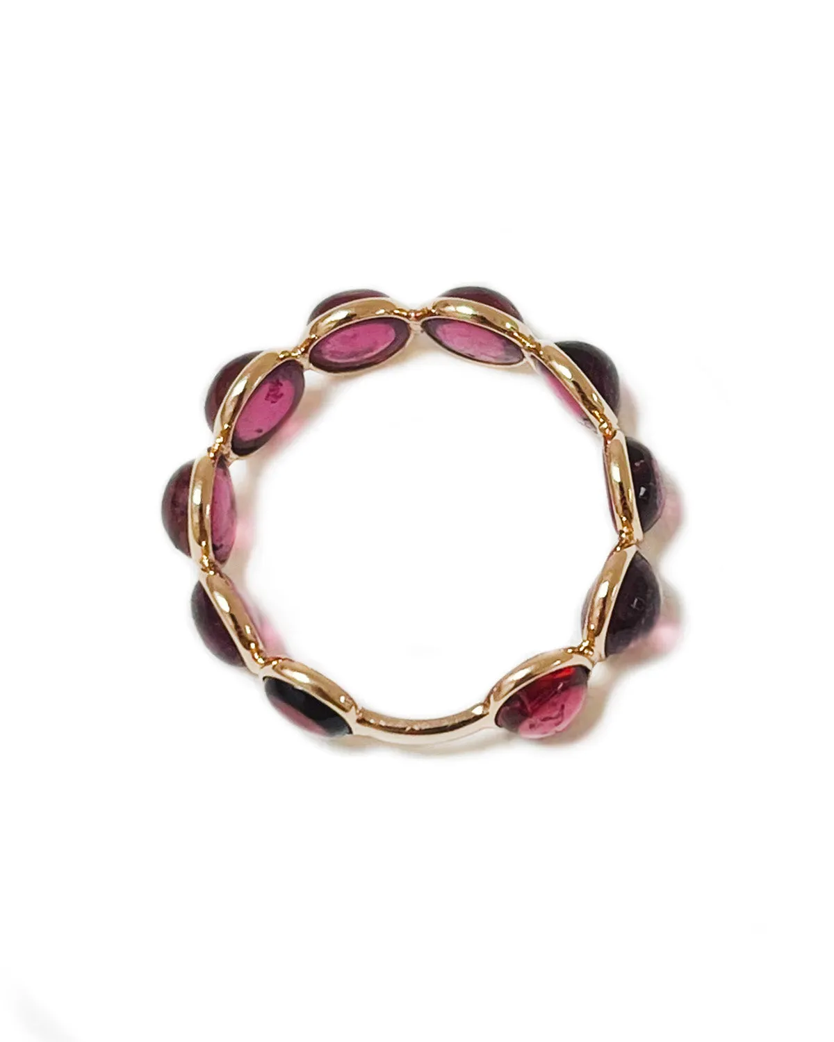 Aura Ring in Round Rubellite
