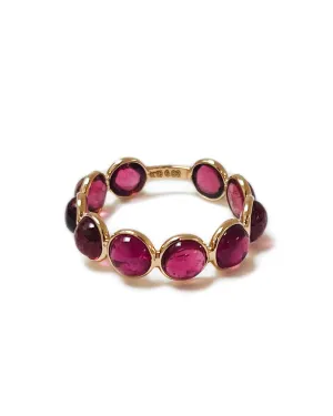 Aura Ring in Round Rubellite