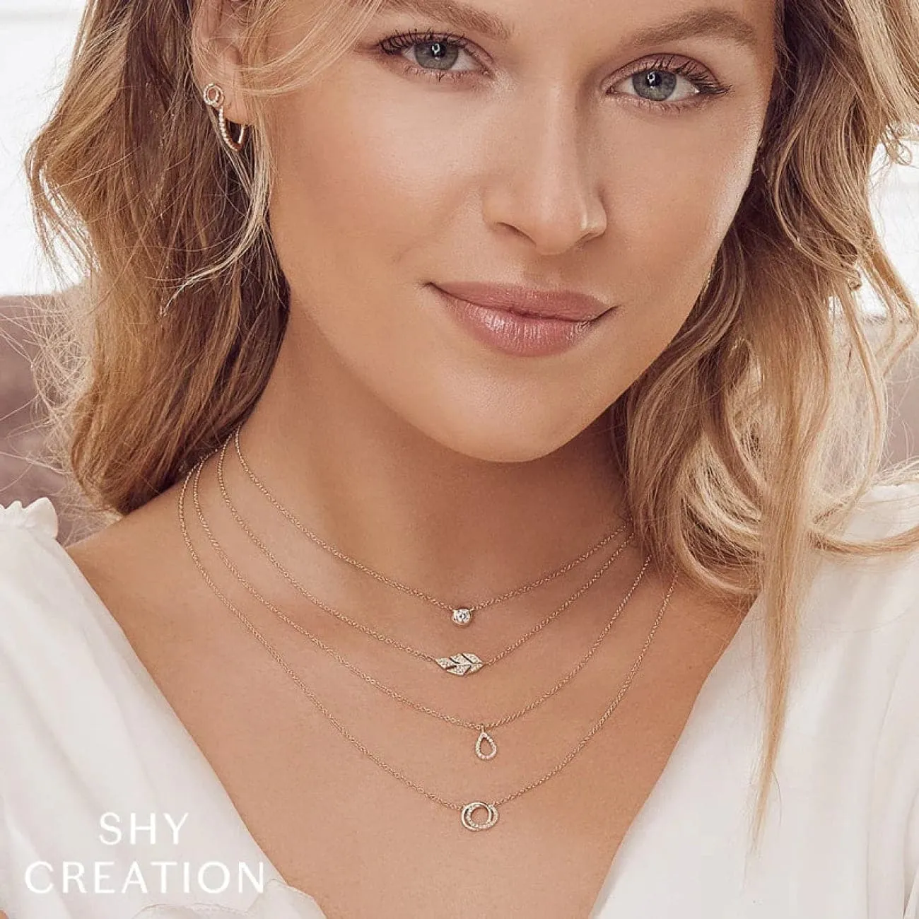 Bailey 14K Yellow Gold 0.20 ct Center Diamond Bezel Necklace