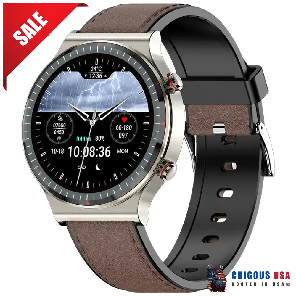 BEARSCOME CFDA ECG Blood Oxygen Heart rate Health Monitoring Smart Watch