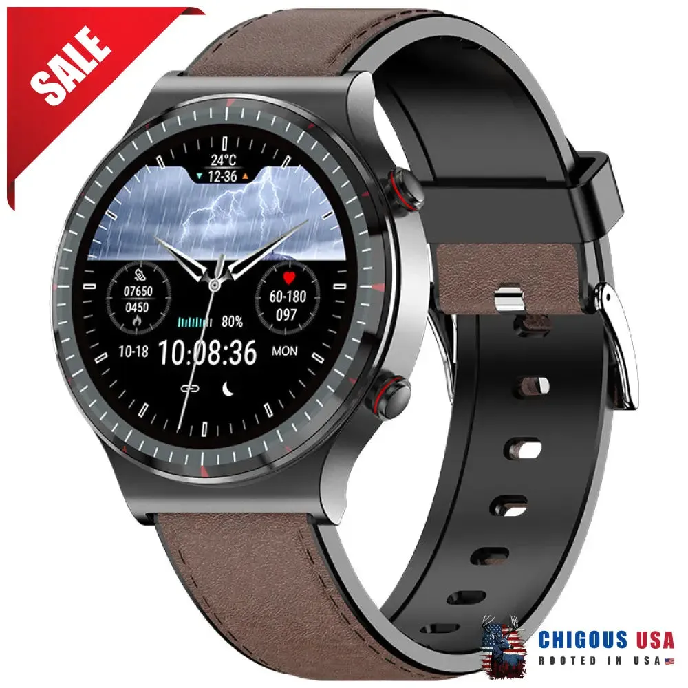 BEARSCOME CFDA ECG Blood Oxygen Heart rate Health Monitoring Smart Watch