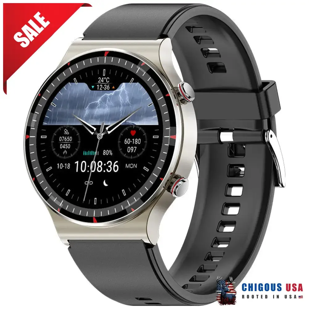 BEARSCOME CFDA ECG Blood Oxygen Heart rate Health Monitoring Smart Watch