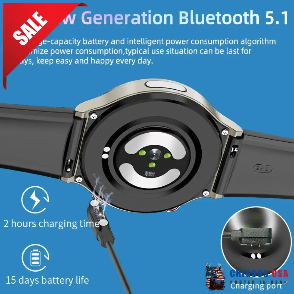 BEARSCOME CFDA ECG Blood Oxygen Heart rate Health Monitoring Smart Watch