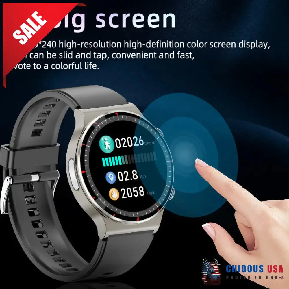 BEARSCOME CFDA ECG Blood Oxygen Heart rate Health Monitoring Smart Watch