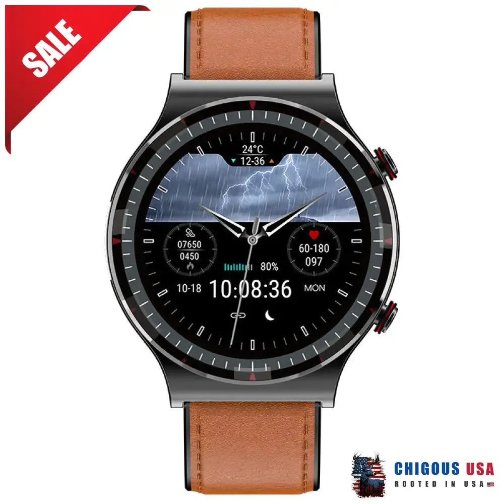 BEARSCOME CFDA ECG Blood Oxygen Heart rate Health Monitoring Smart Watch