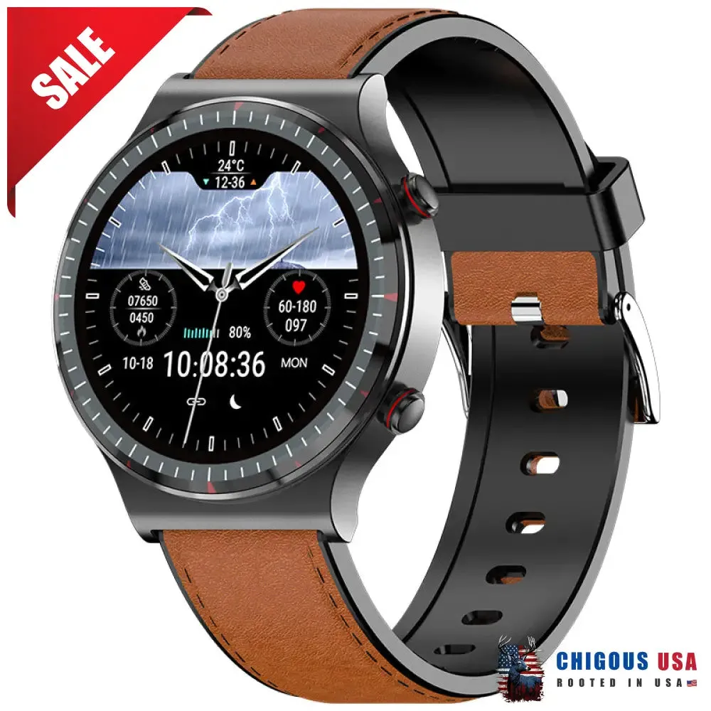 BEARSCOME CFDA ECG Blood Oxygen Heart rate Health Monitoring Smart Watch