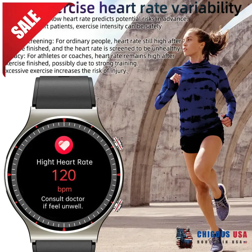 BEARSCOME CFDA ECG Blood Oxygen Heart rate Health Monitoring Smart Watch