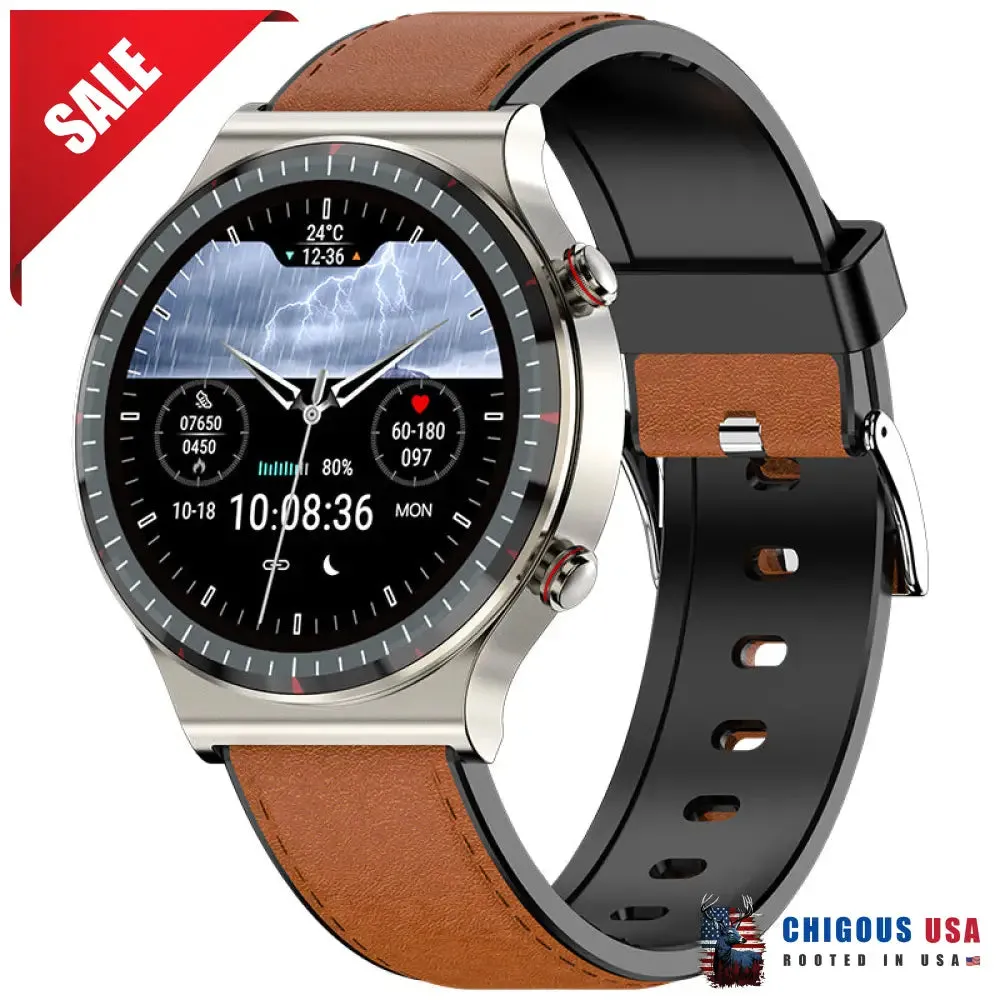 BEARSCOME CFDA ECG Blood Oxygen Heart rate Health Monitoring Smart Watch