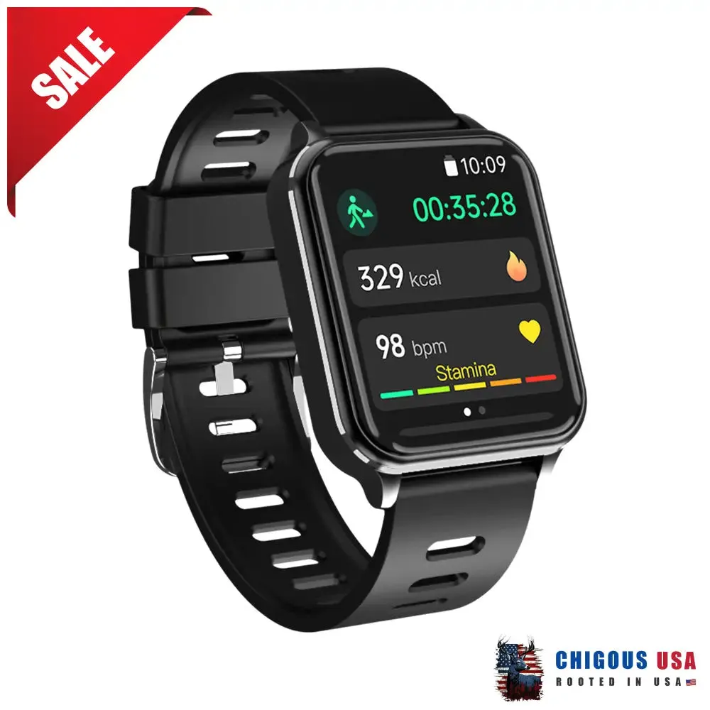 Bearscome CFDA RIG With ECG Blood Oxygen Sleep Monitoring Health Sports SmartWatch