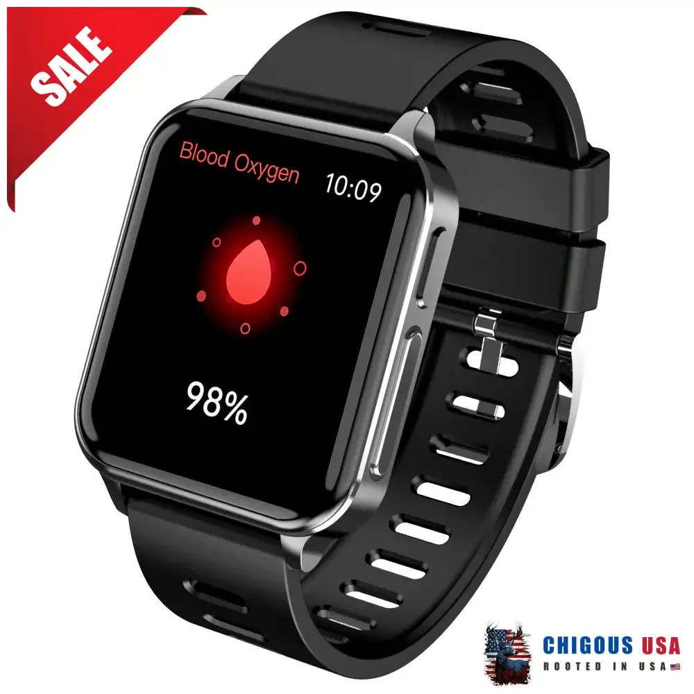 Bearscome CFDA RIG With ECG Blood Oxygen Sleep Monitoring Health Sports SmartWatch