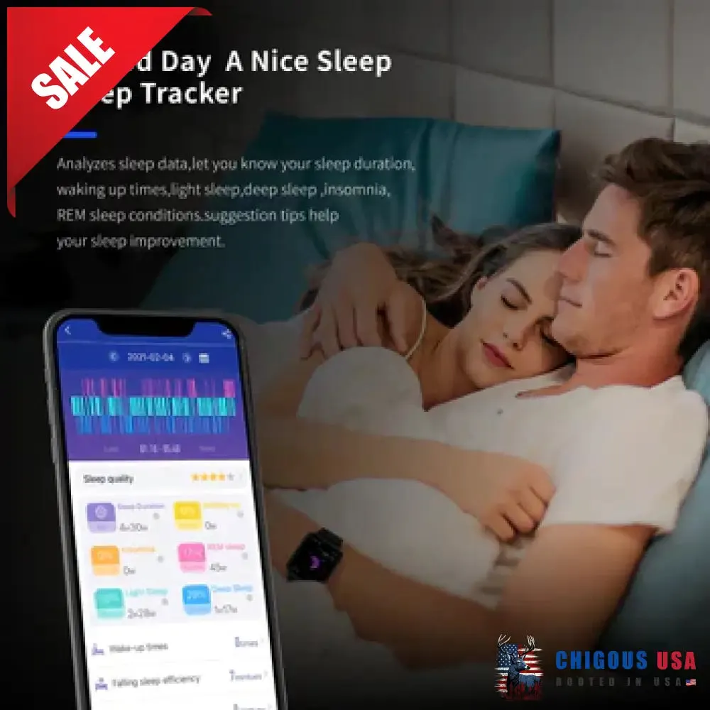 Bearscome CFDA RIG With ECG Blood Oxygen Sleep Monitoring Health Sports SmartWatch
