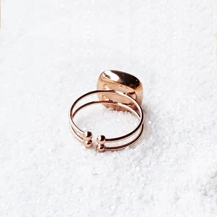 Bexley Swarovski Rose Gold Ring