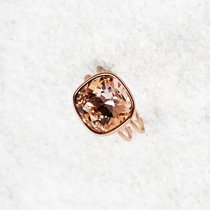 Bexley Swarovski Rose Gold Ring