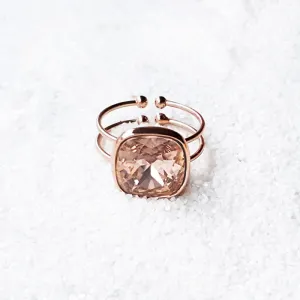 Bexley Swarovski Rose Gold Ring