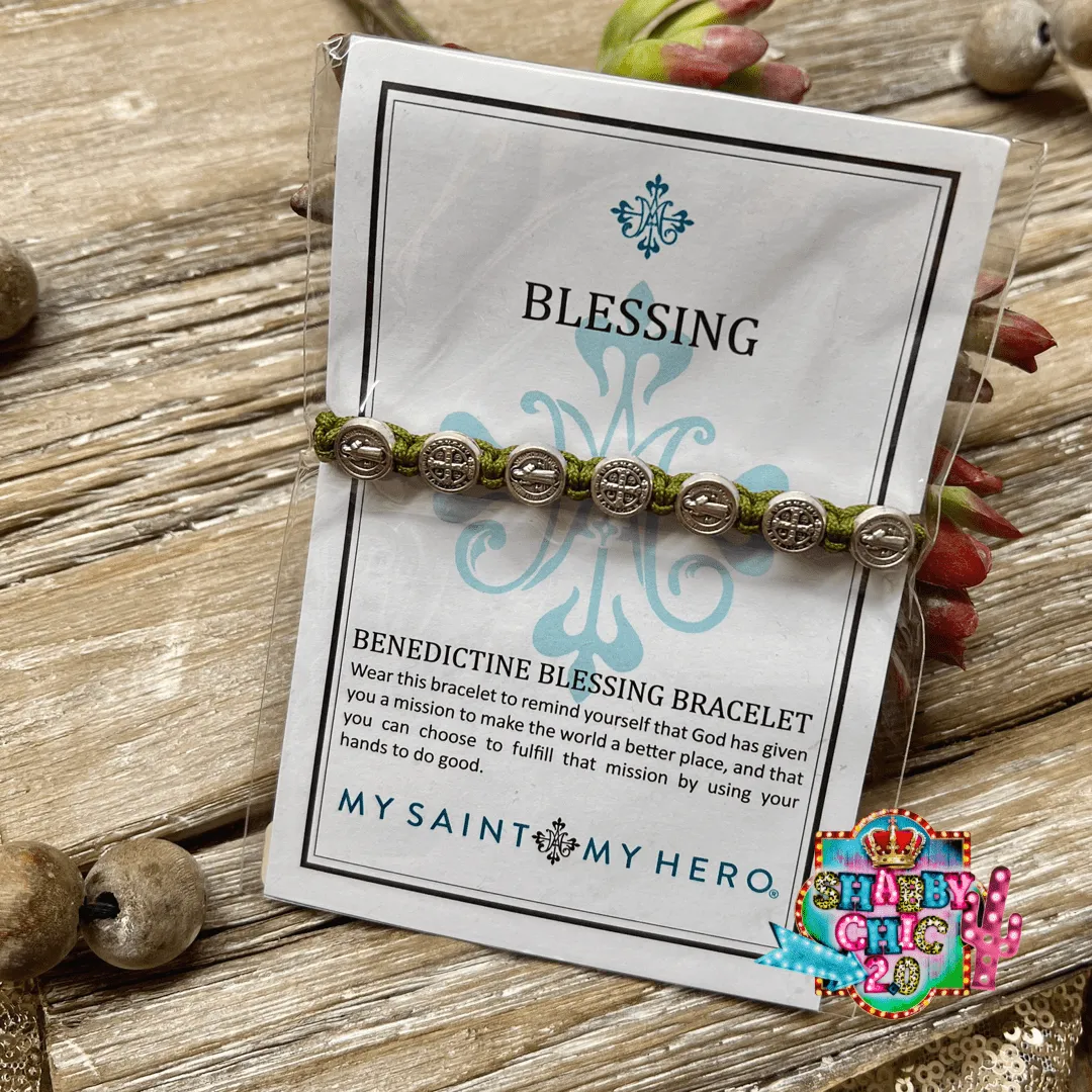 Blessings in Faith Olive Cord Bracelet
