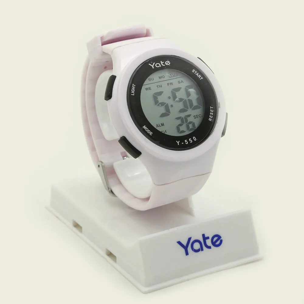 Boys Digital Sports Watch - White