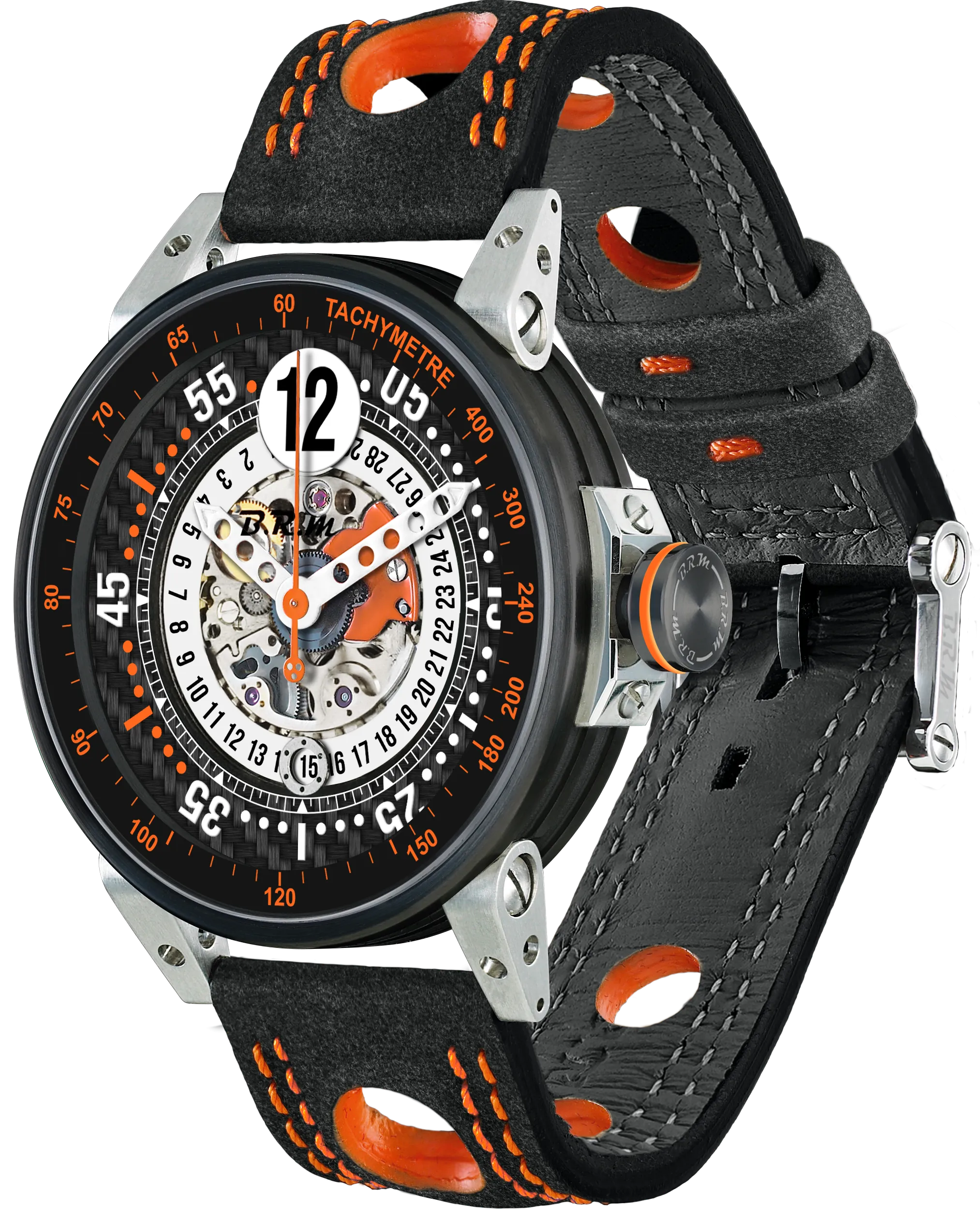 B.R.M. Watches V6-44 Touring Orange Watch