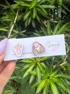 Bunny Foot & Bum - Studs