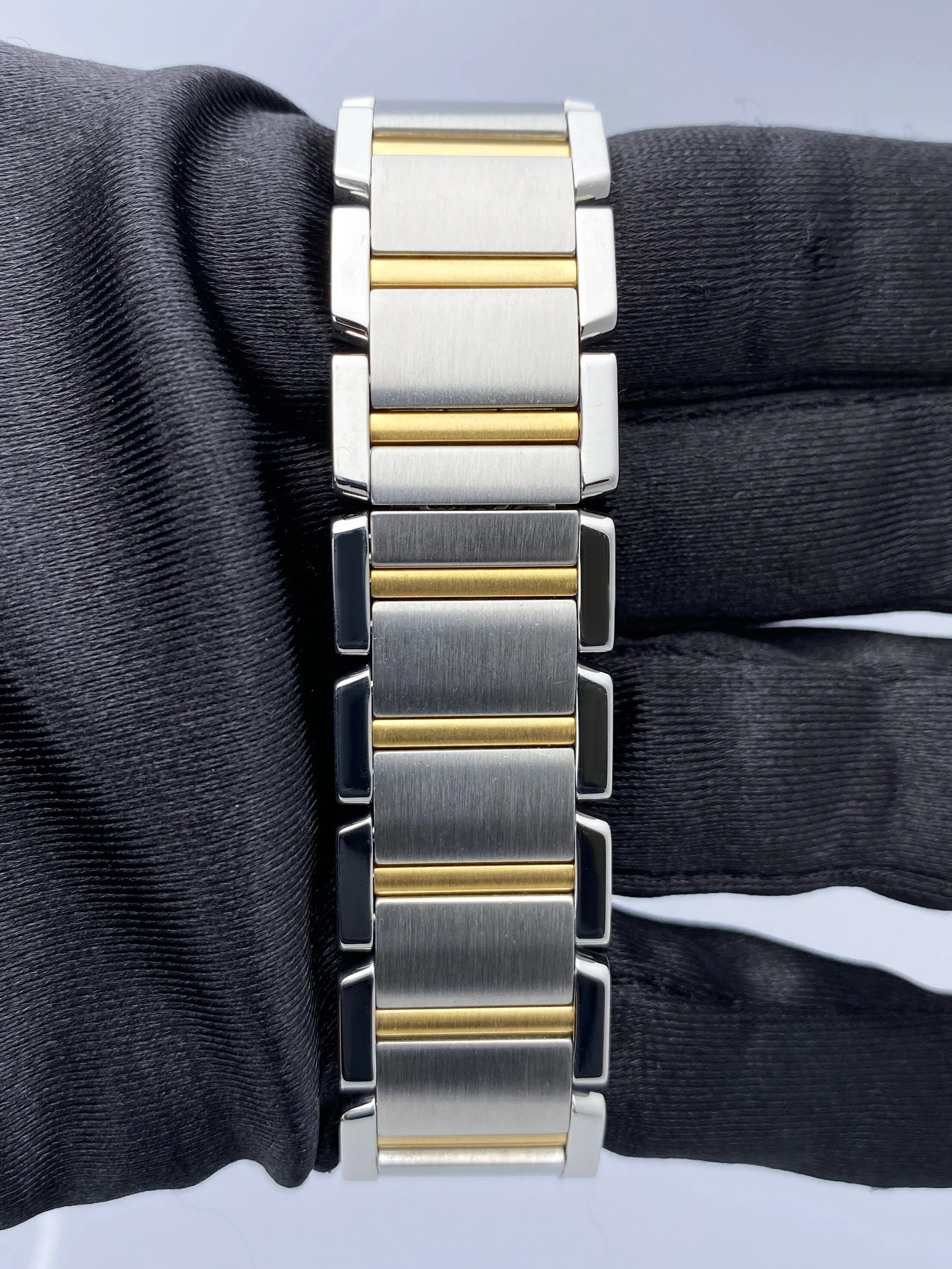 Cartier Tank Francaise W51012Q4 Two Tone Midsize Watch Box Papers