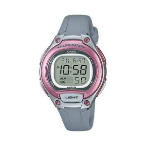 Casio Kids Digital Watch LW-203-8AV Gray Resin Strap