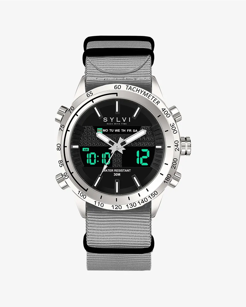 Certified Imperfect Hawk Silver Grey Nylon