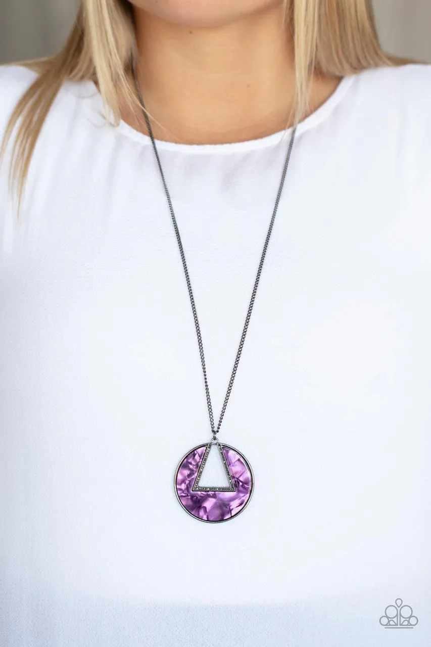 Chromatic Couture Purple Paparazzi Necklace