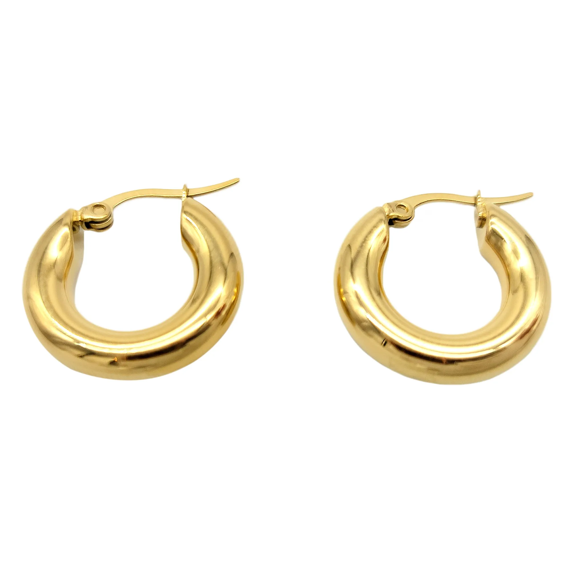 Chunky Gold Hoops